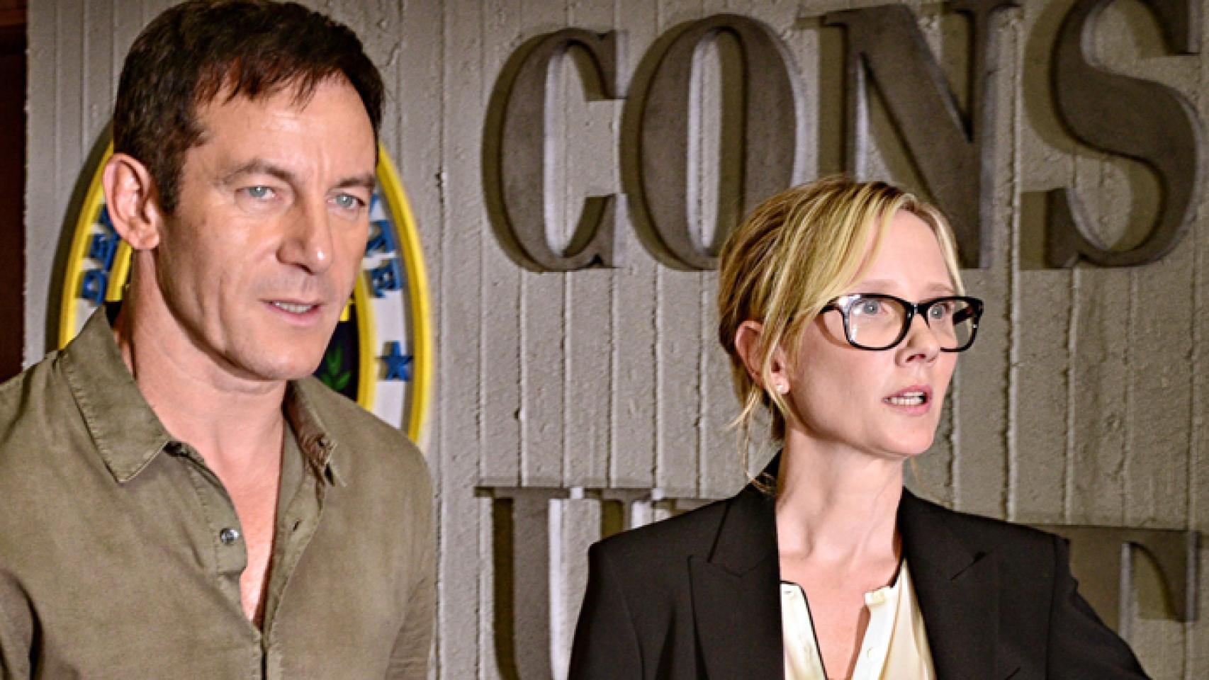 Jason Isaacs y Anne Heche en 'Dig'