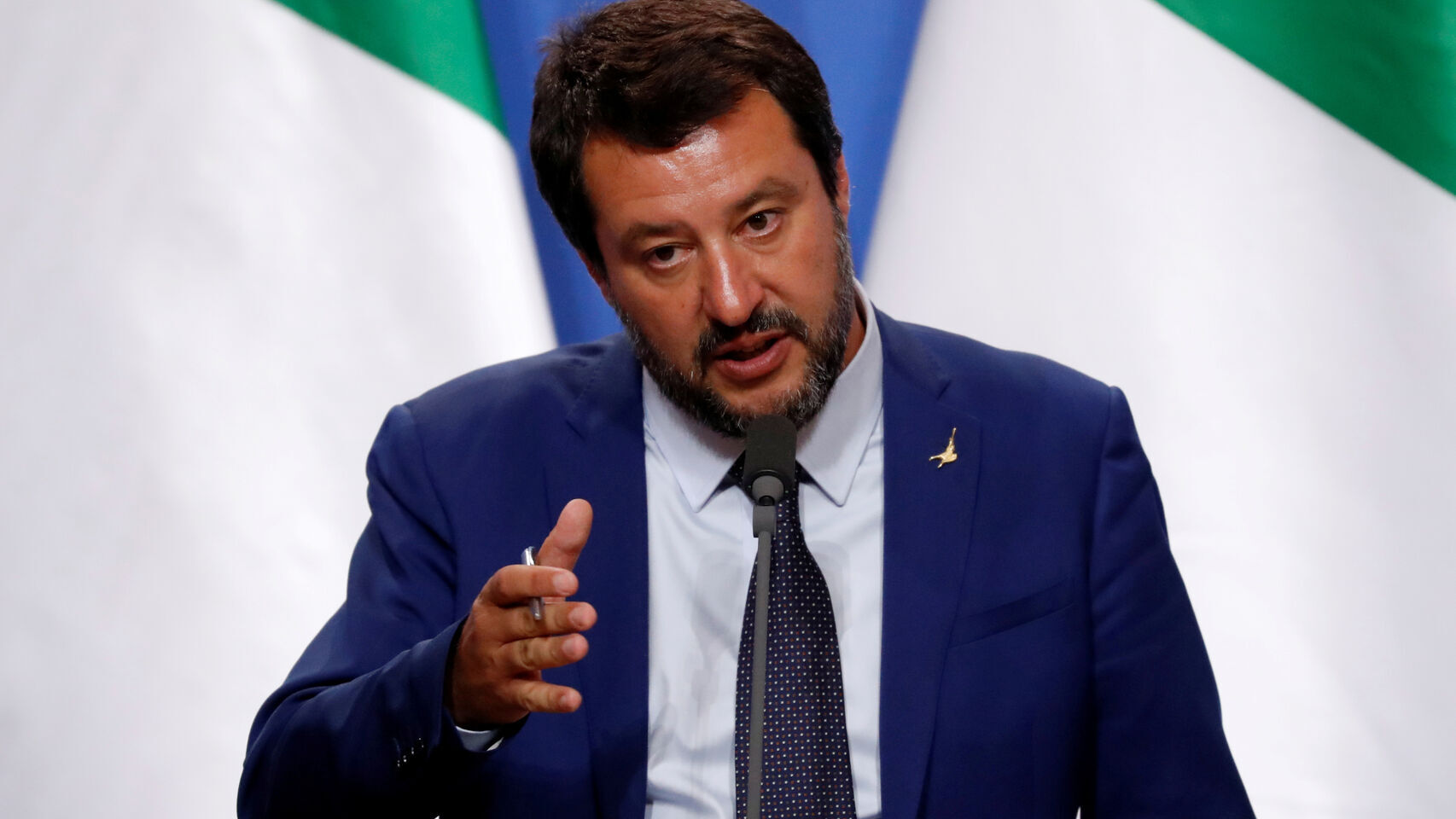 El ministro del Interior italiano, Matteo Salvini.