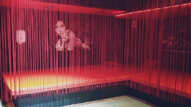 Interior del local de Santa Cristina