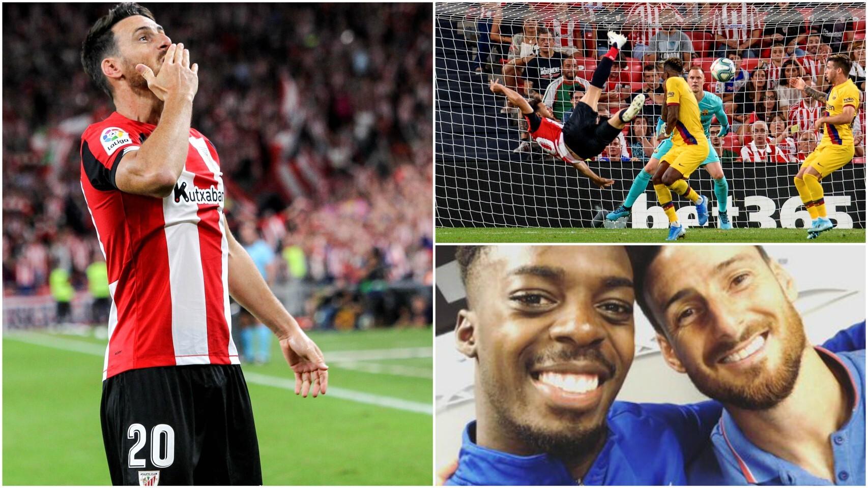 Los mensajes a Aduriz por su chilena