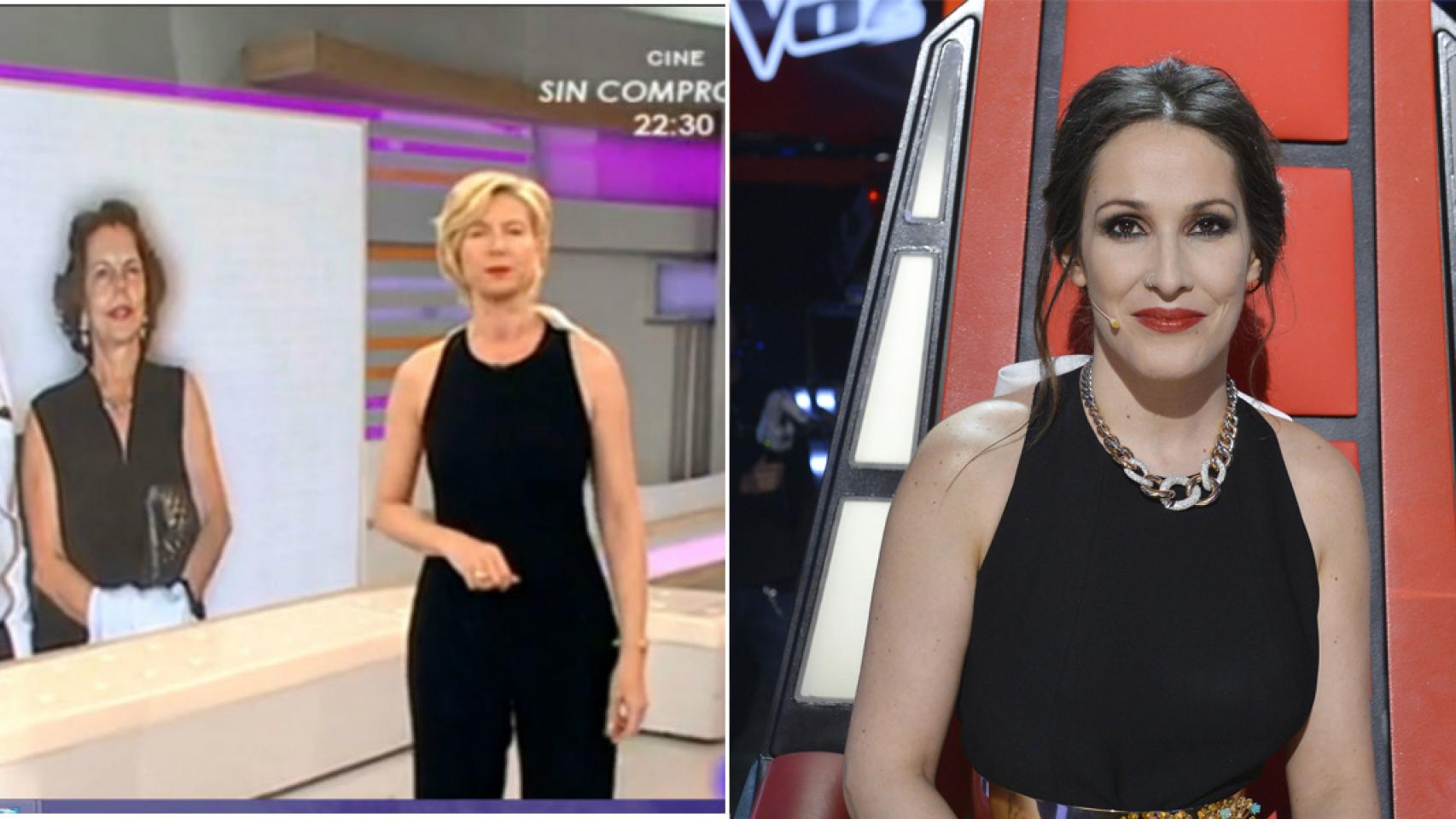 Anne Igartiburu y Malí con el mismo peto