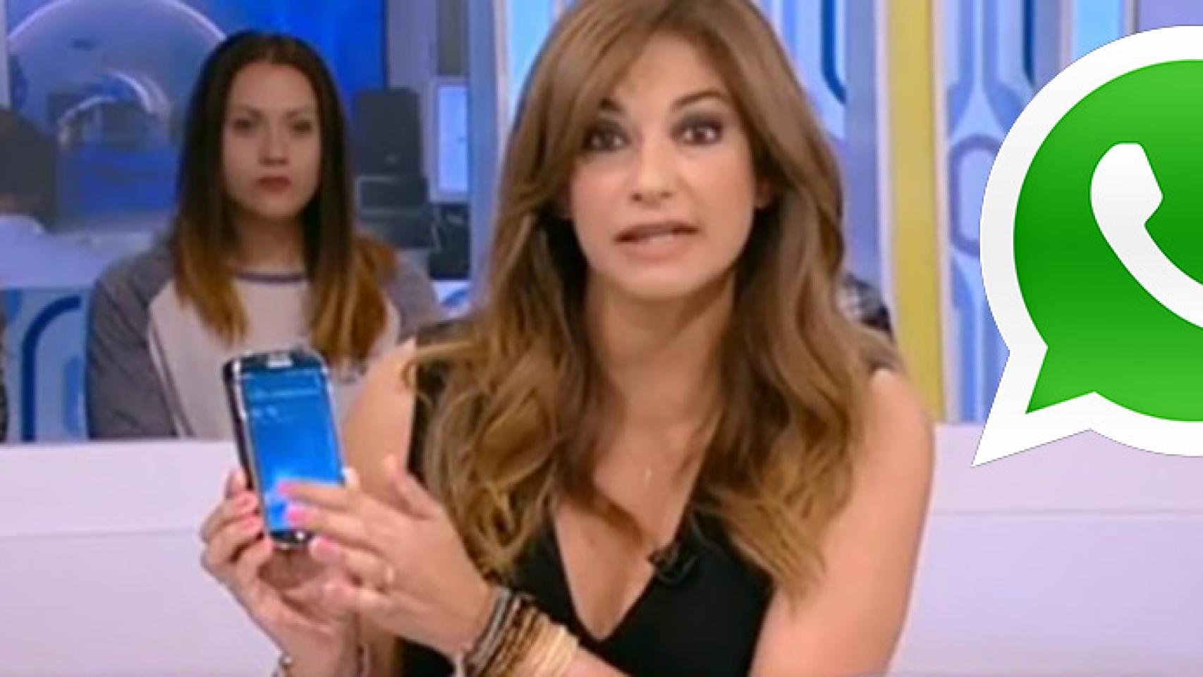 Mariló Montero filtra sin querer teléfonos al dar las gracias en Whatsapp