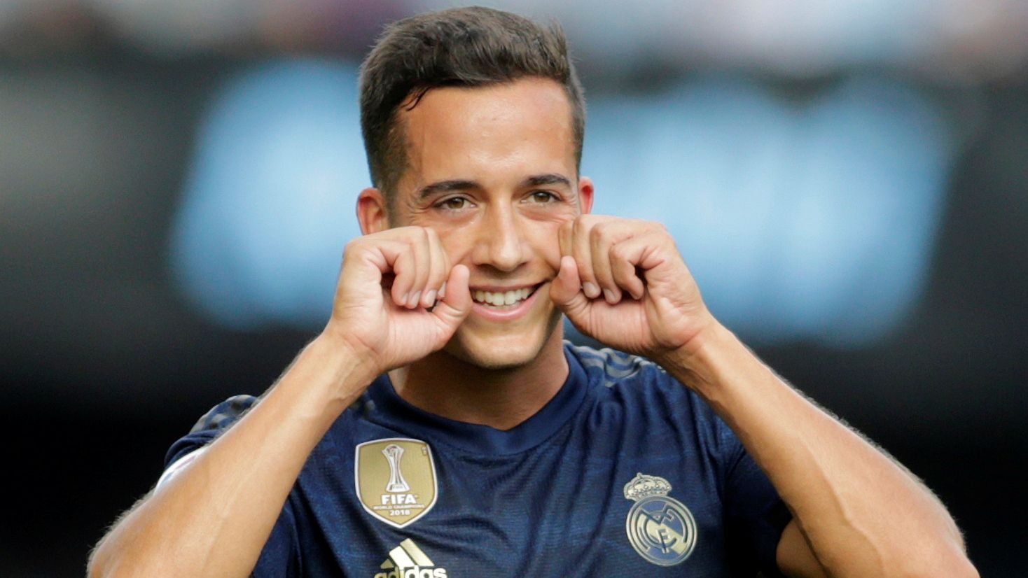 Lucas Vázquez responde a los pitos de Balaidos