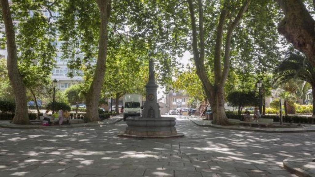 Plaza de Azcárraga en la Ciudad Vieja.
