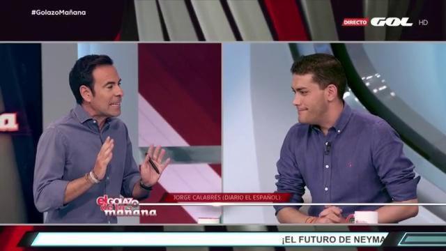 Jorge Calabrés, en El Golazo de GOL