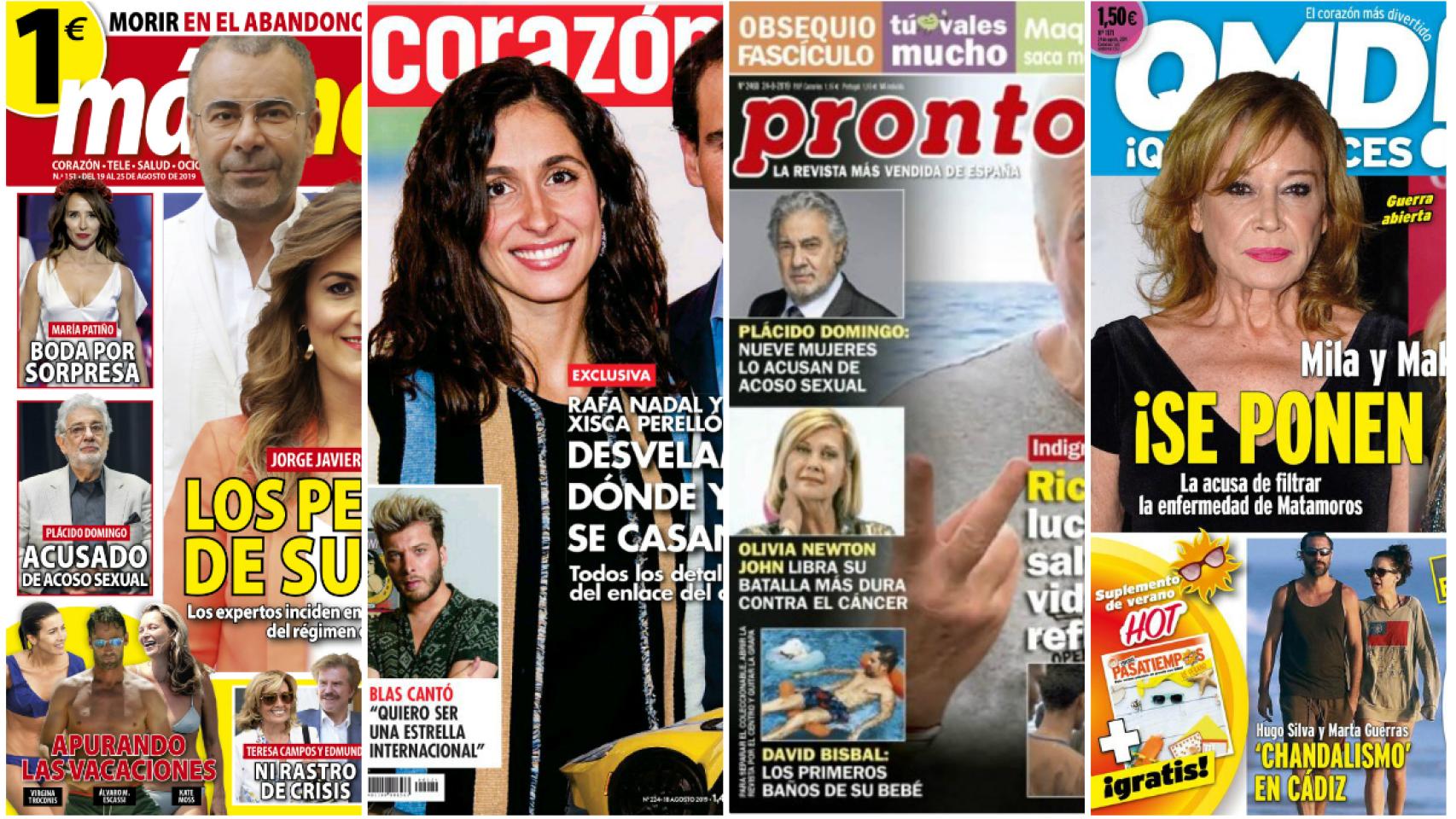 Portadas de las revistas