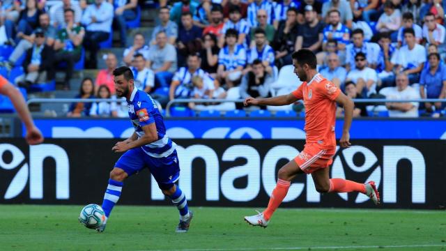 Borja Valle, durante un partido.