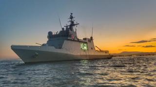 El buque de acción marítima 'Audaz' de la Armada Española.