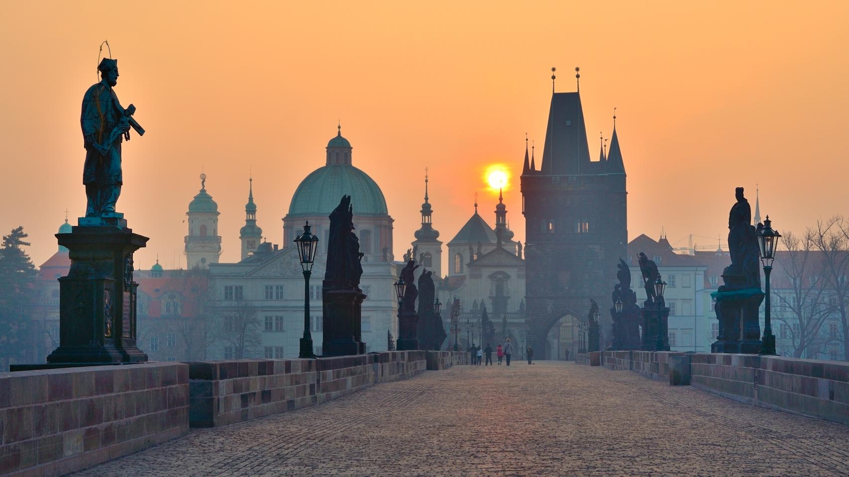 Puente de Carlos en Praga.