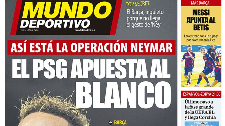 Portada Mundo Deportivo (22/08/19)