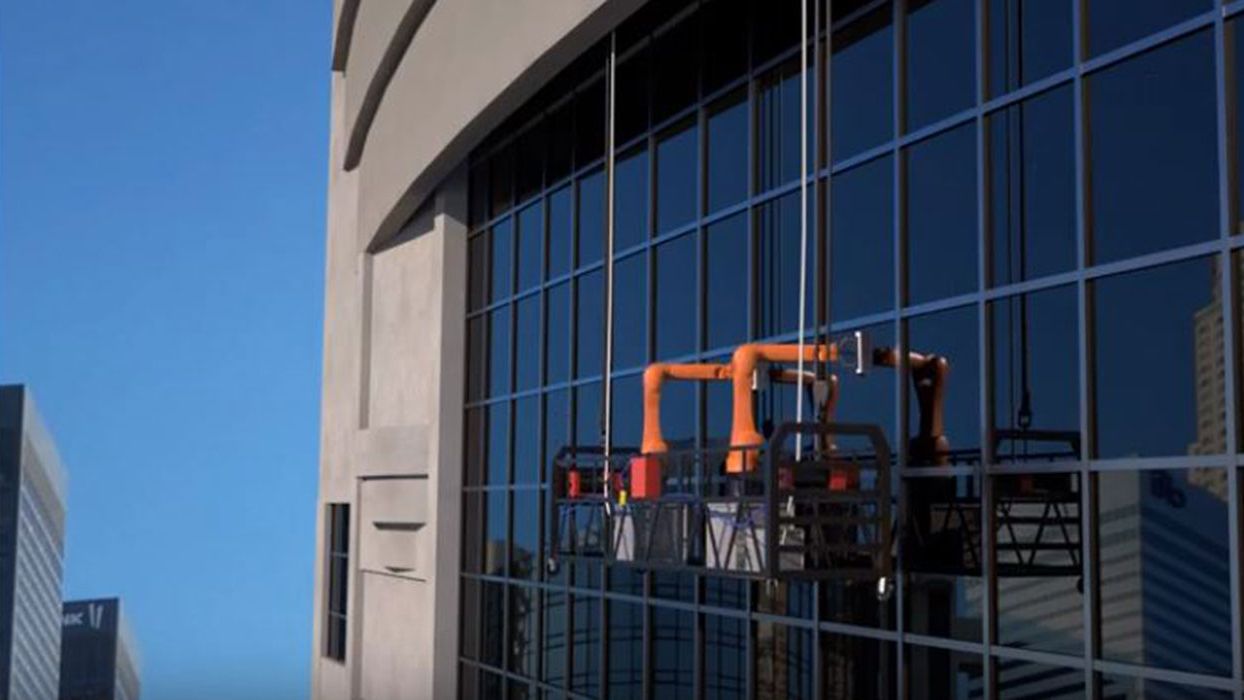 Estos robots son capaces de realizar trabajos en altura