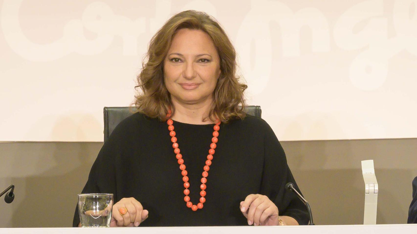Marta Álvarez, presidenta de El Corte Inglés, durante la Junta de Accionistas.
