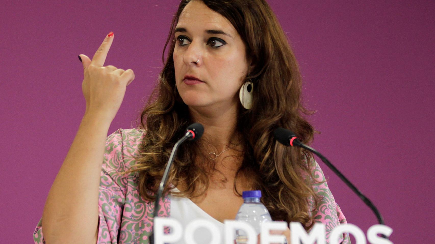 Noelia Vera, portavoz de Podemos.