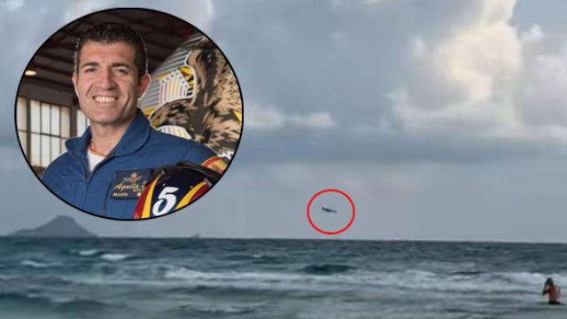 La víctima del accidente es el comandante Marín.