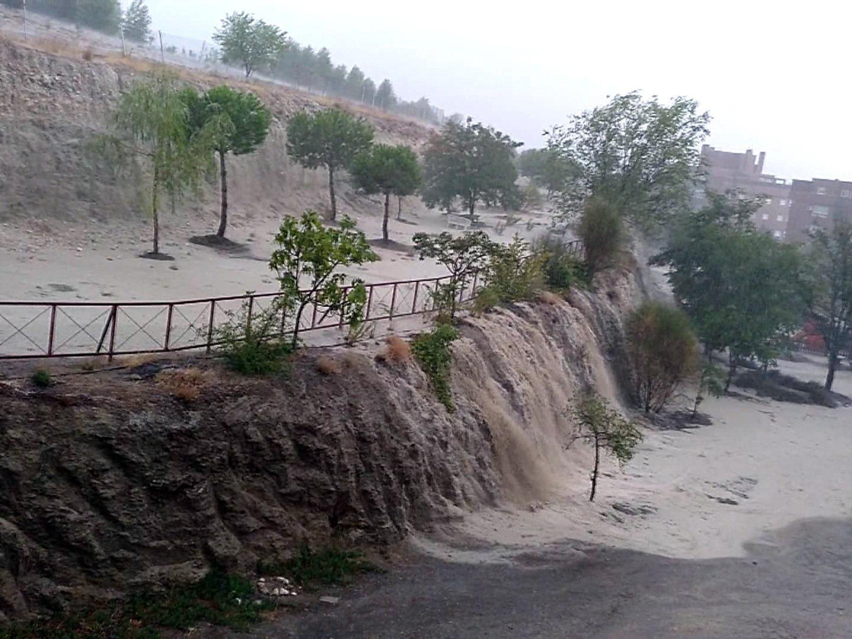 La gota fría de agosto de 2019 en Rivas Vaciamadrid.