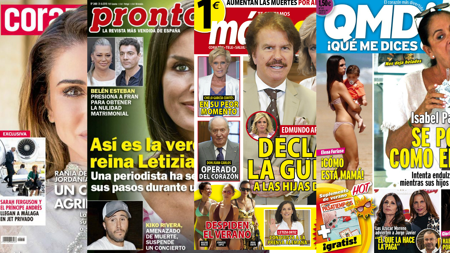 Las portadas de este lunes.