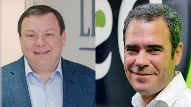 Mikhail Fridman y Javier Pérez Dolset.