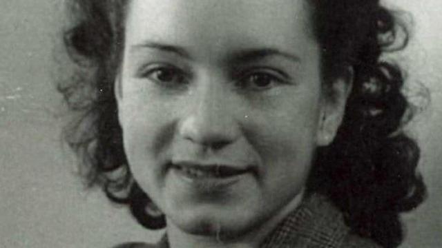 Conxita Grangé de joven.