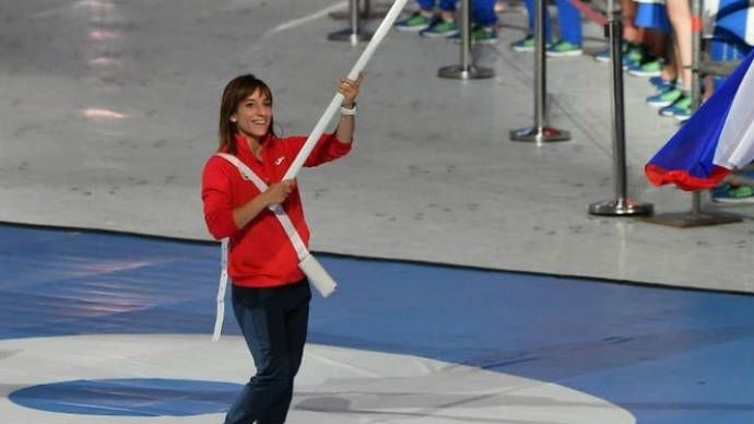 La karateca talaverana Sandra Sánchez