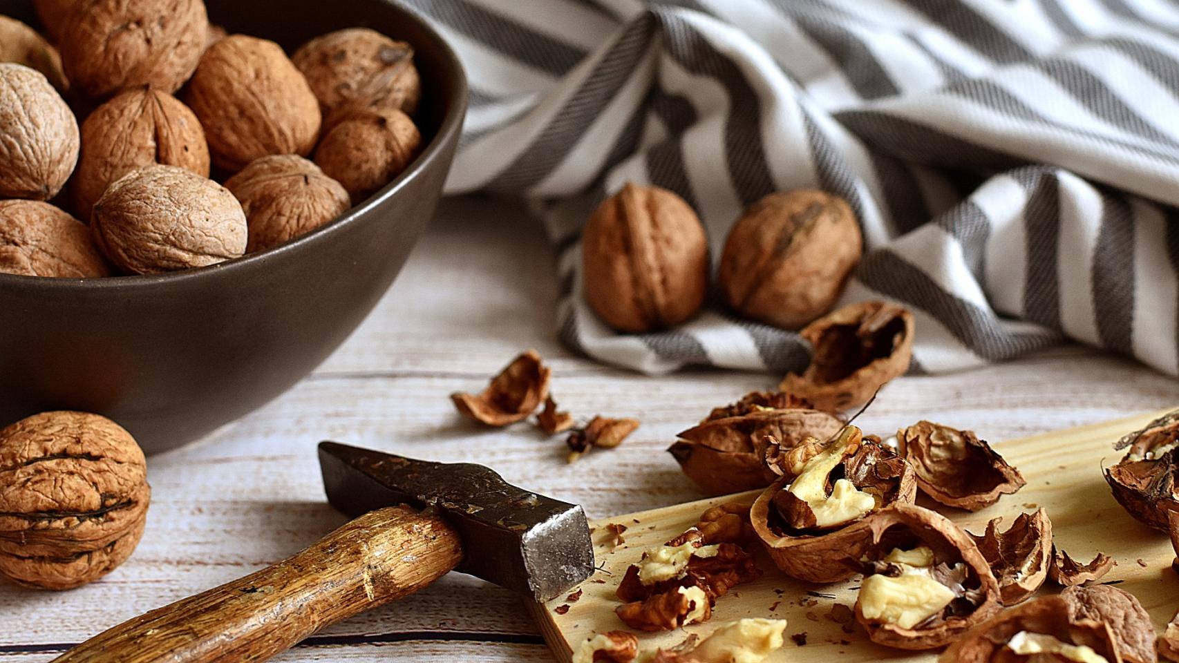 Las nueces son una fuente importante de grasas vegetales.