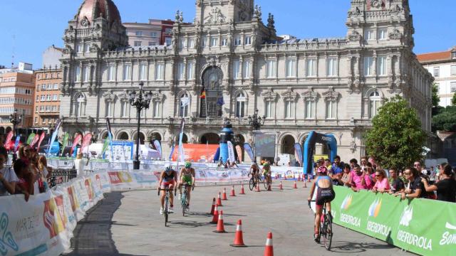 Prueba deportiva en María Pita
