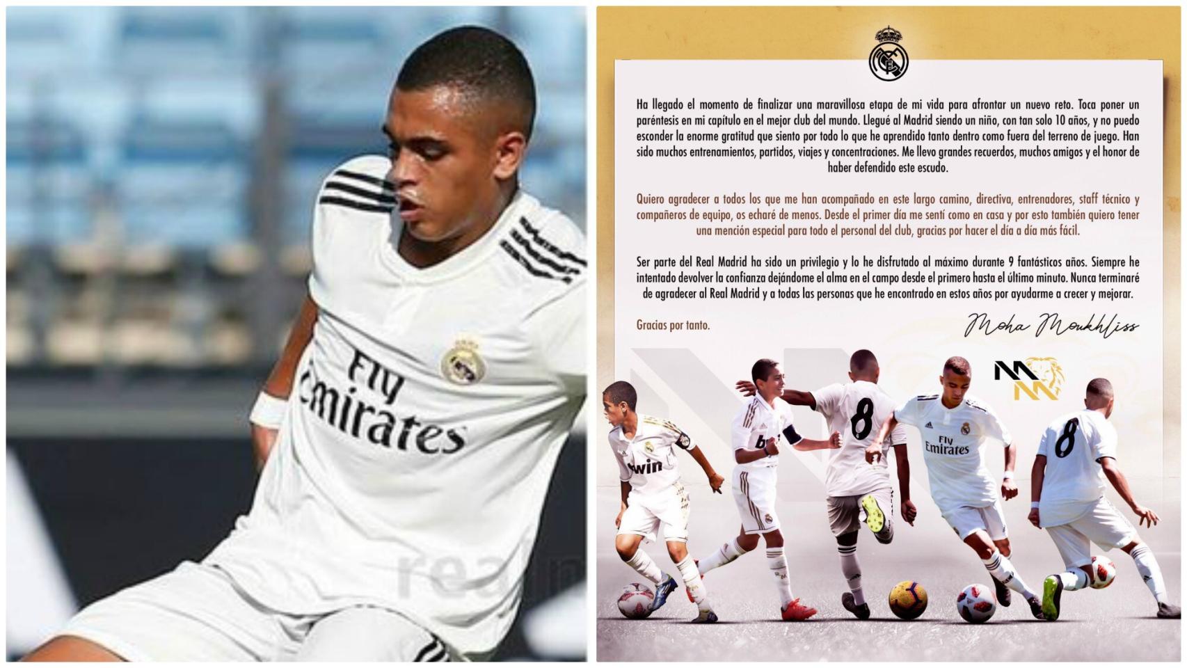 Moha anuncia su salida del Juvenil del Real Madrid. Foto: Twitter (@mohita_6)