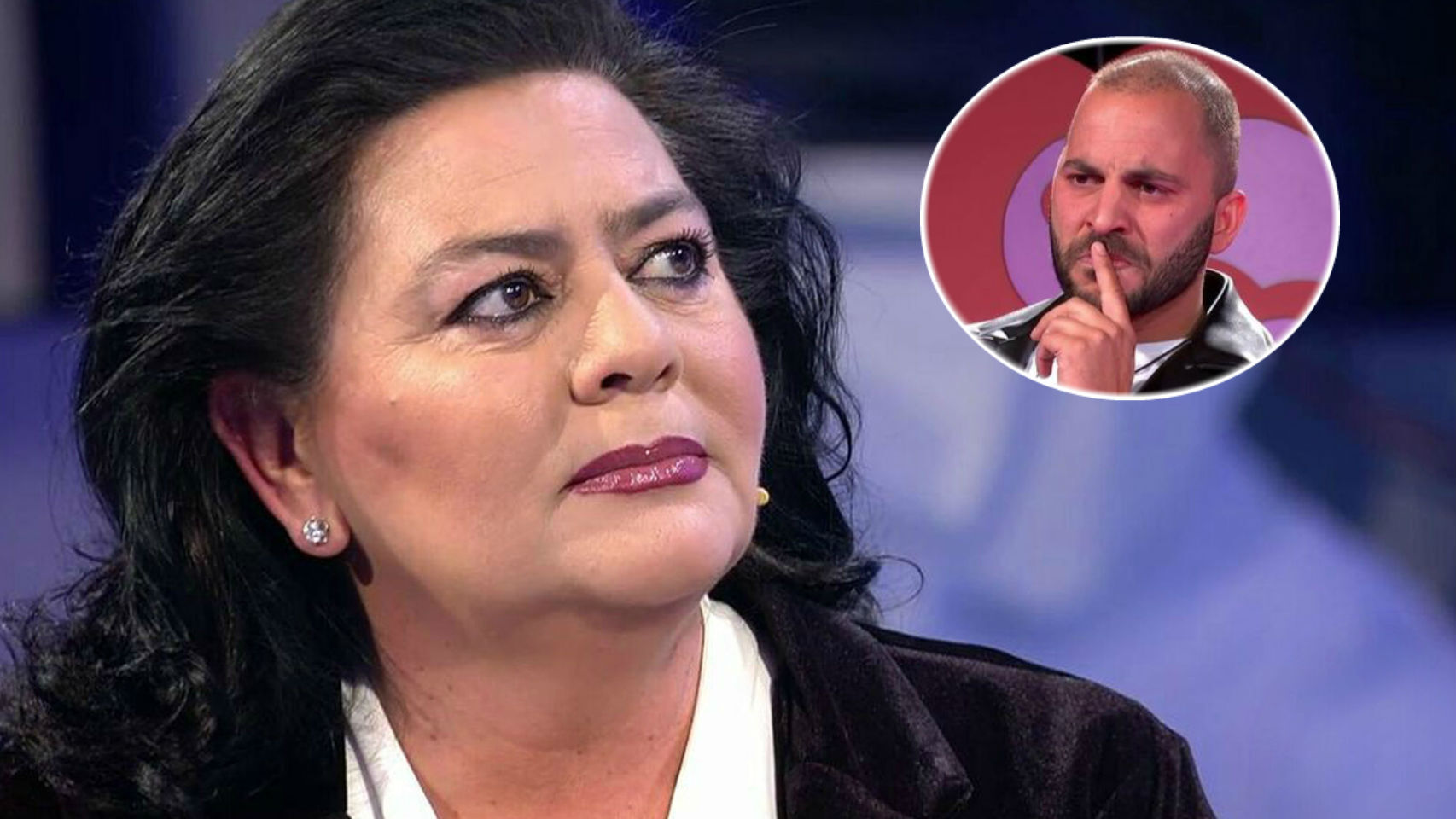 María del Monte junto a su sobrino Antonio Tejado en montaje JALEOS.