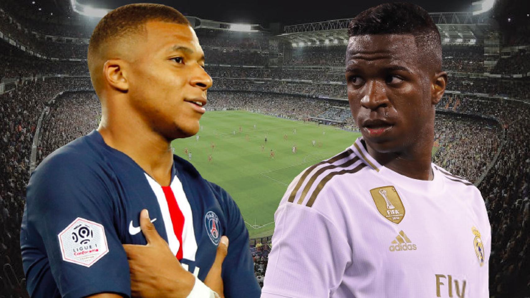 Mbappé y Vinicius