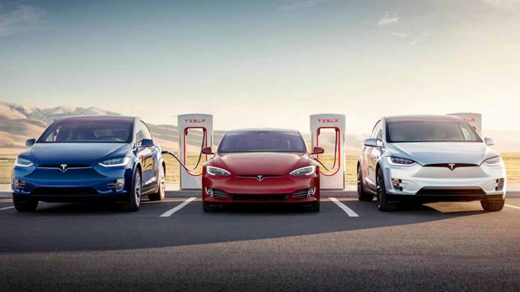 Coches de Tesla.