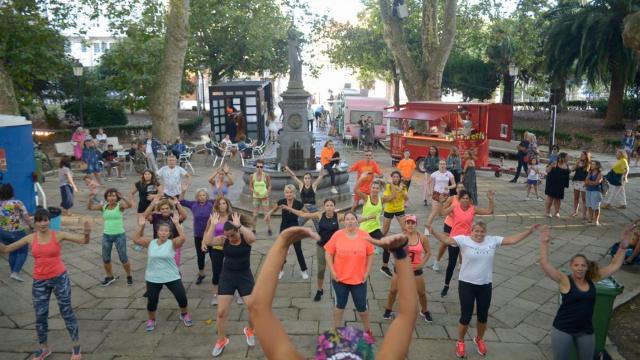 Azcárraga en fiestas.