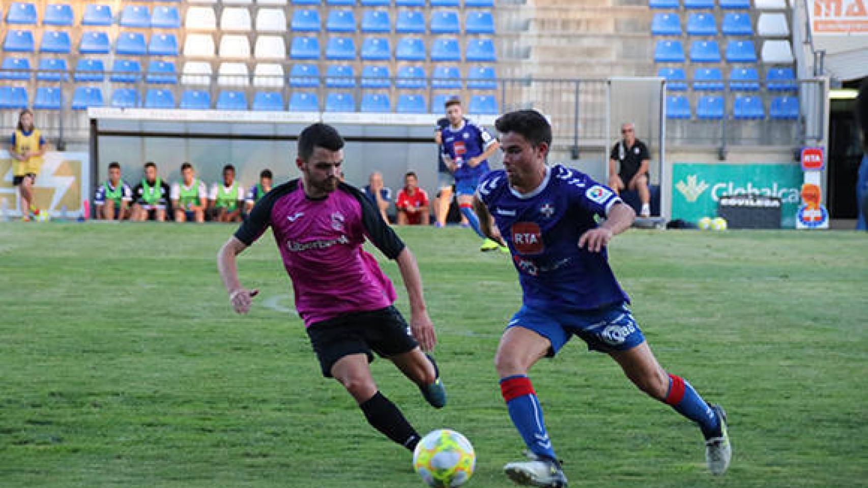 Imagen de archivo de un duelo de pretemporada del CD Toledo.