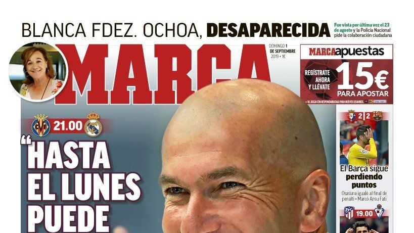 Portada MARCA (01/09/19)