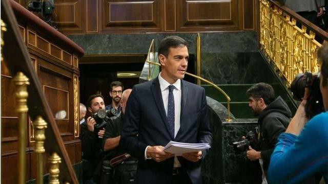 Pedro Sánchez en el Congreso.