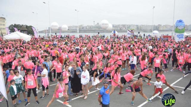 Ediciones anteriores de la Carrera de la Mujer en A Coruña.