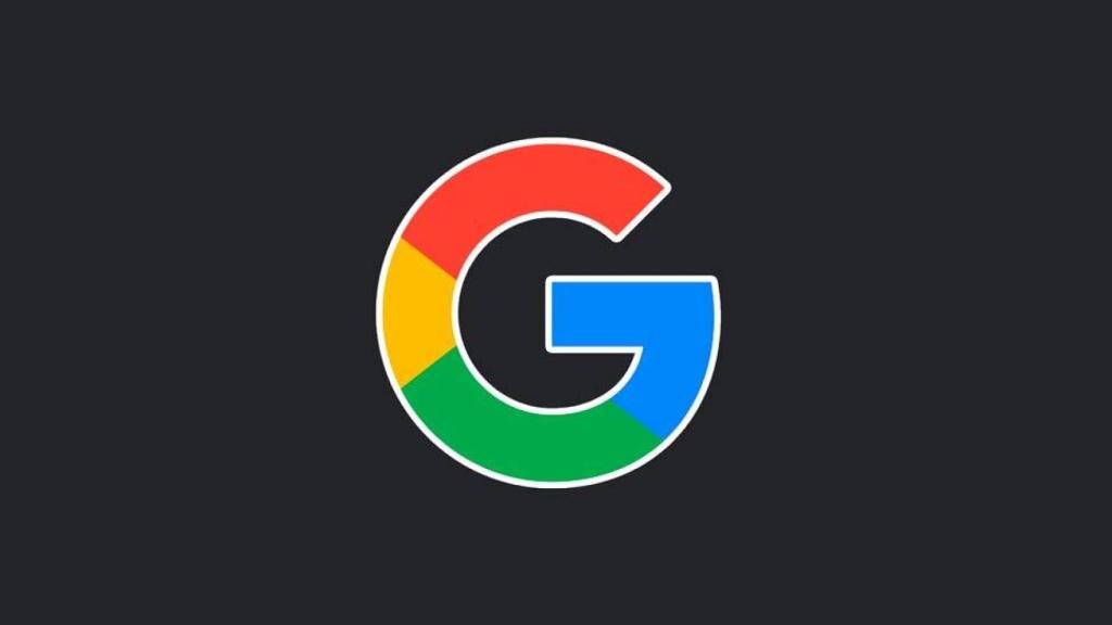 Google en modo oscuro.