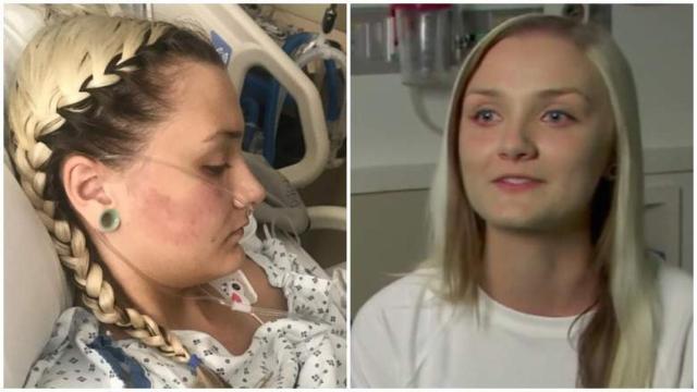 La joven ingresó en el hospital con diversos síntomas y el estado de la joven ha llegado a ser potencialmente fatal.