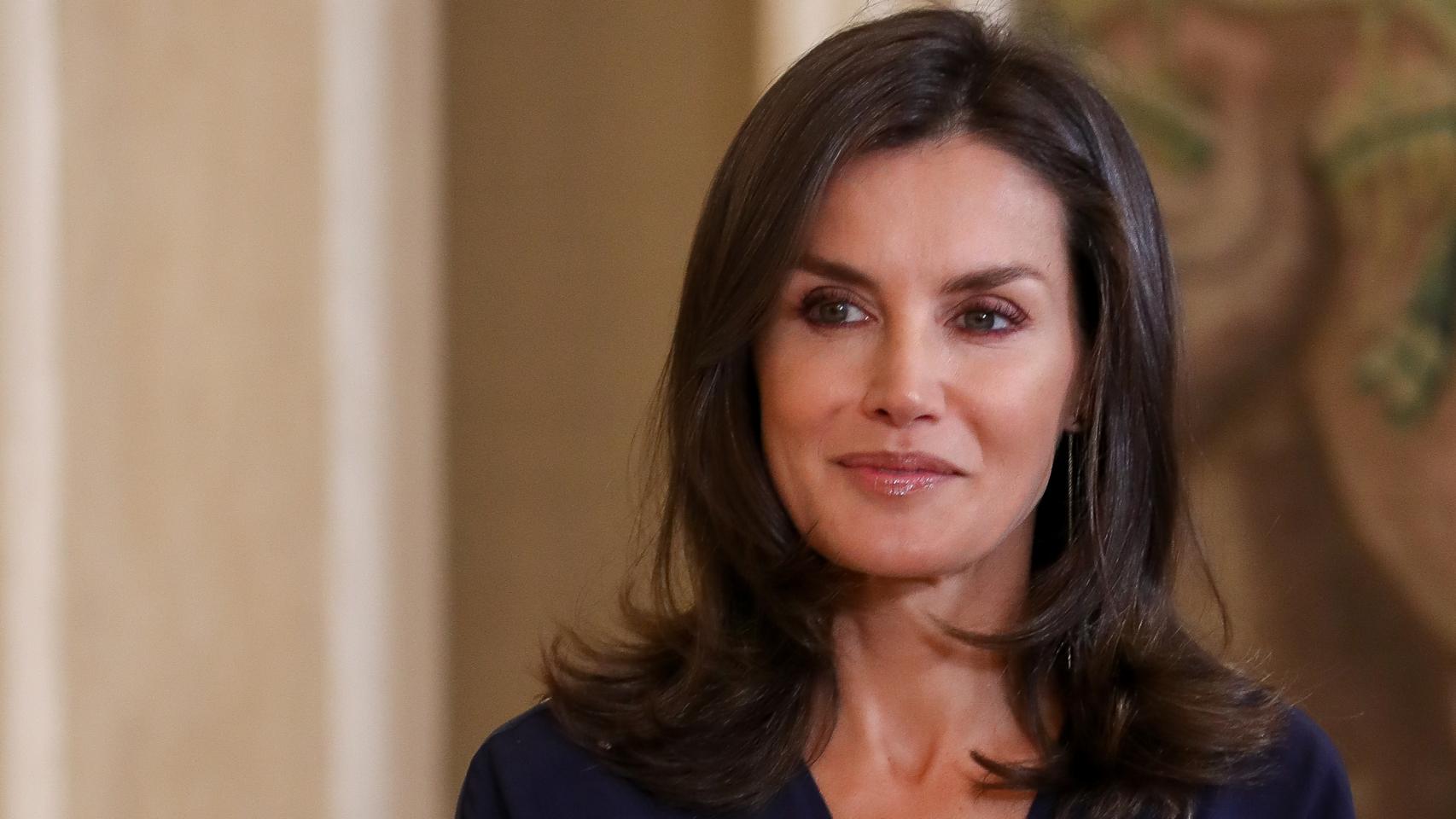 La reina Letizia en su primer acto después de las vacaciones de verano.