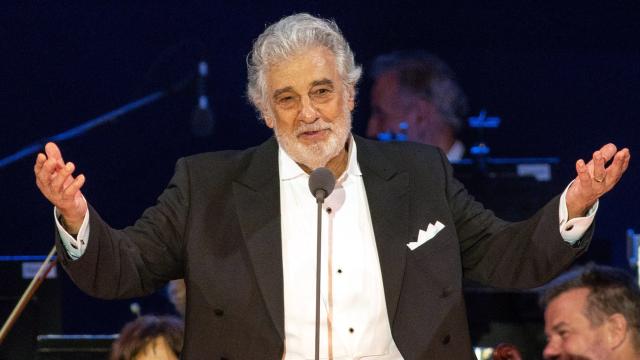 Plácido Domingo, durante una actuación en Hungría la semana pasada.