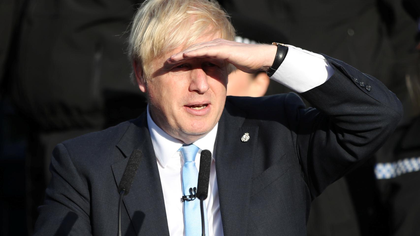 Boris Johnson, este jueves en una visita a West Yorkshire