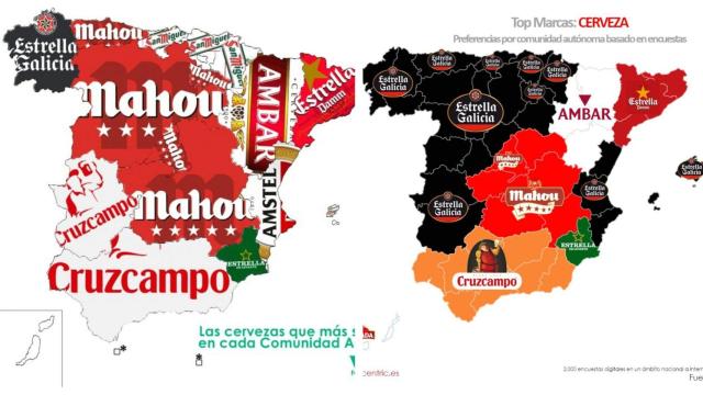 Cerveza más vendida VS preferida