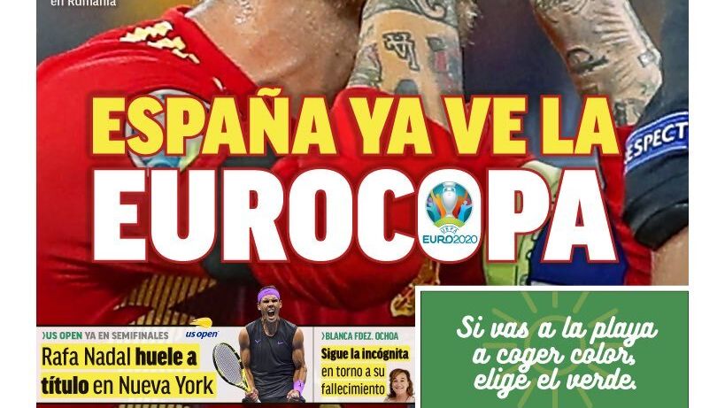 La portada del diario MARCA (06/09/2019)