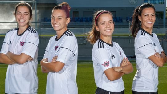 Las capitanas del CD Tacón están listas para el inicio de Liga. Foto: Twitter (@CD_Tacon)