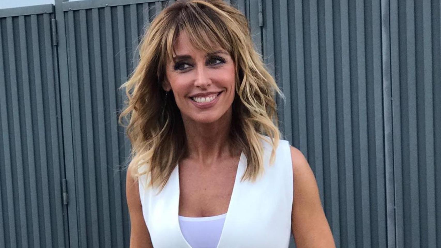 La presentadora Emma García momentos antes de iniciar nueva temporada.