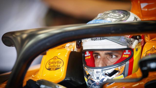 Carlos Sainz, en su McLaren