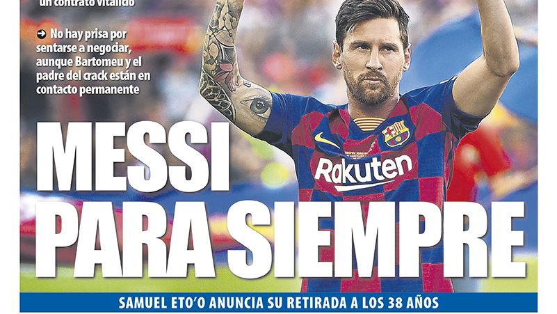 La portada del diario Mundo Deportivo (08/09/2019)