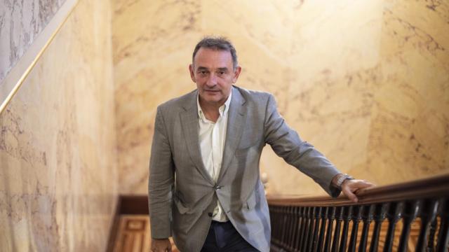 Enrique Santiago, en el Congreso de los Diputados.