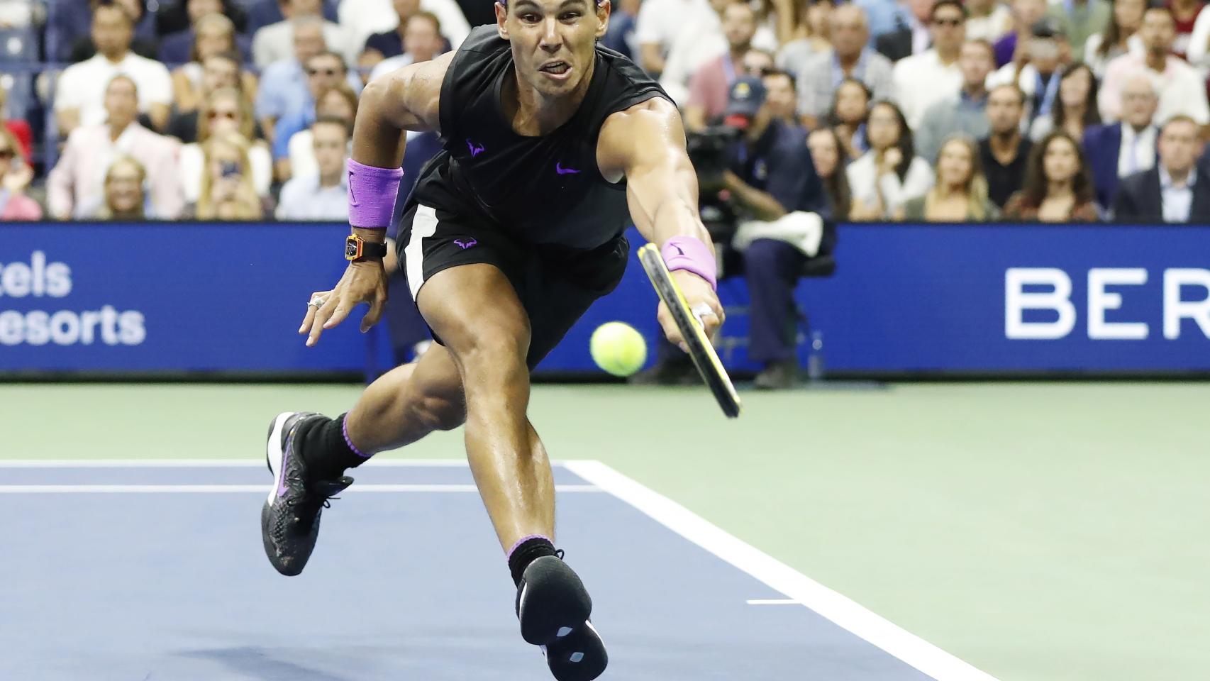 Rafa Nadal en la final del US Open.
