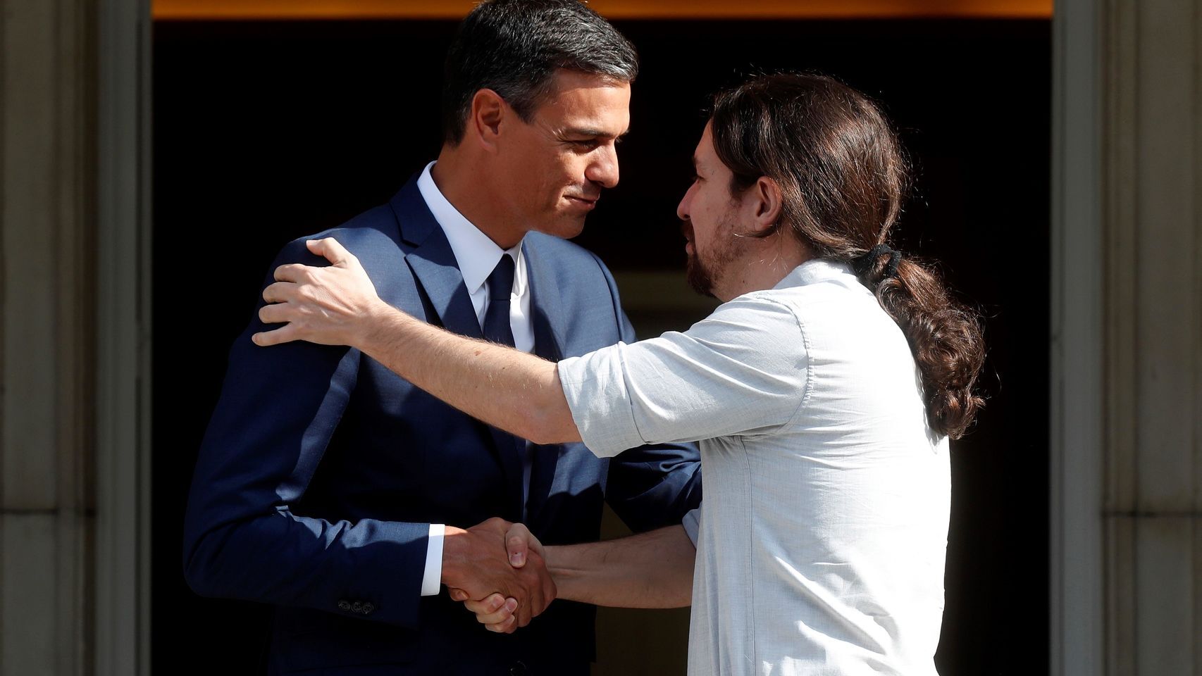 Pedro Sánchez y Pablo Iglesias.