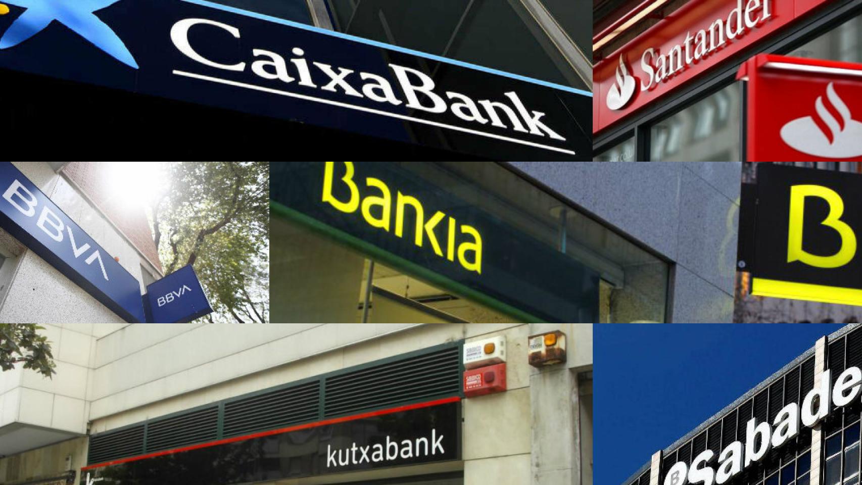 Bancos españoles.