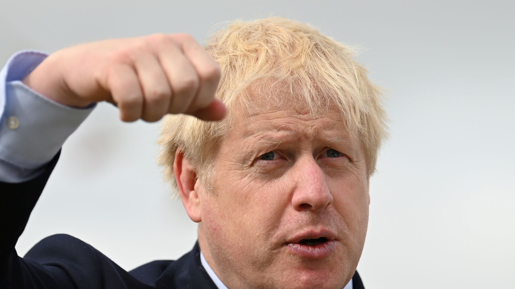 Johnson durante una visita en Londres este jueves.